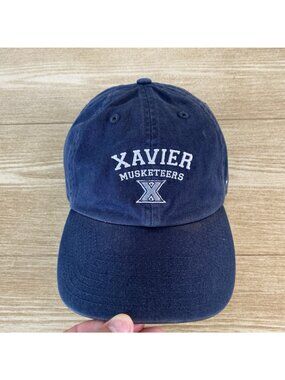 Mens 47 Brand Xavier University Musketers  Baseball Cap Blue Strap Back